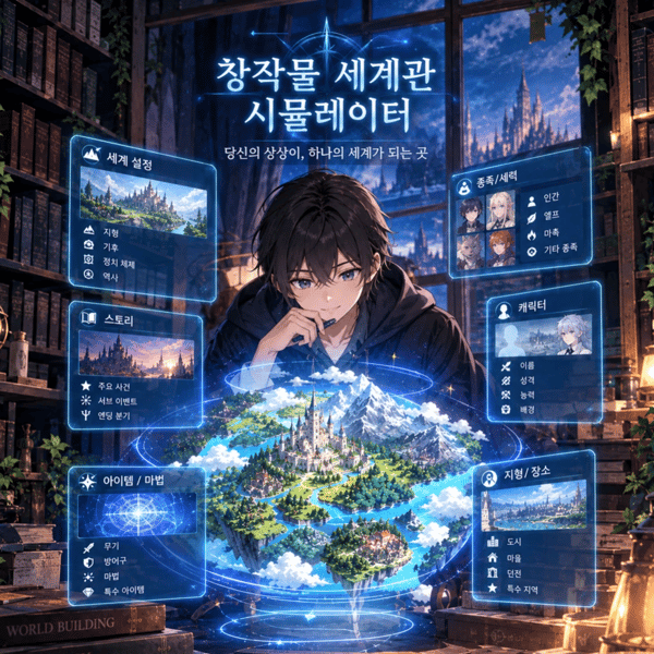 창작물 세계관 시물레이터